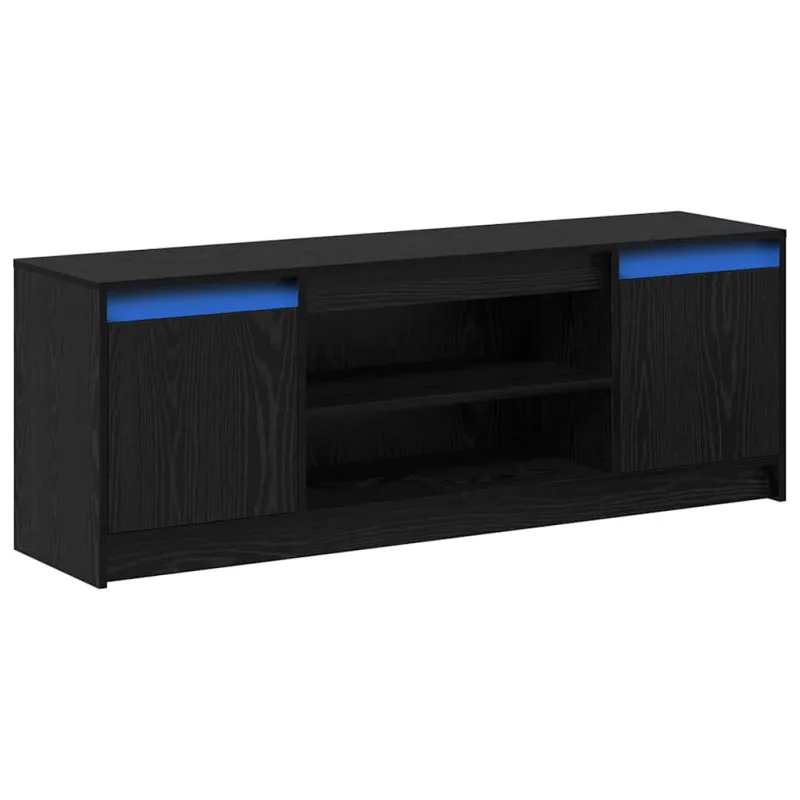 TV vienetai Juoda 139,5 x 34 x 50 cm Apdirbta mediena