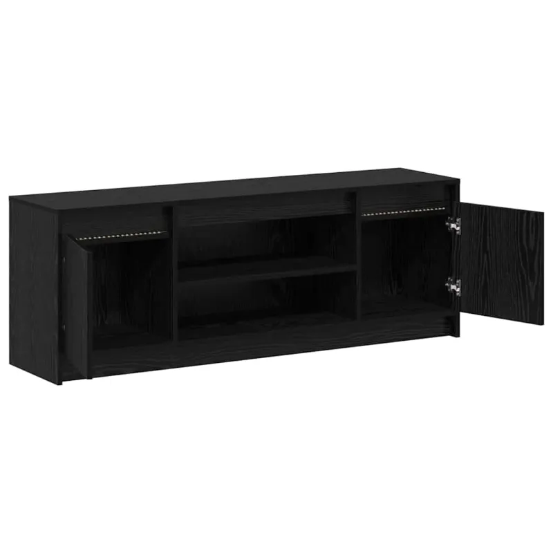 TV vienetai Juoda 139,5 x 34 x 50 cm Apdirbta mediena