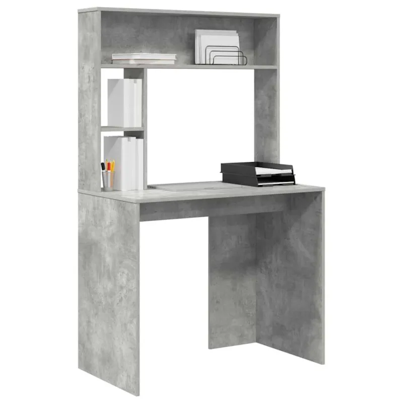 Stalas Betono pilka 91 x 50 x 149 cm Apdirbta mediena