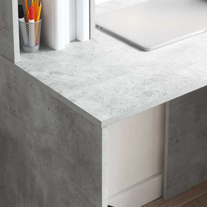 Stalas Betono pilka 91 x 50 x 149 cm Apdirbta mediena