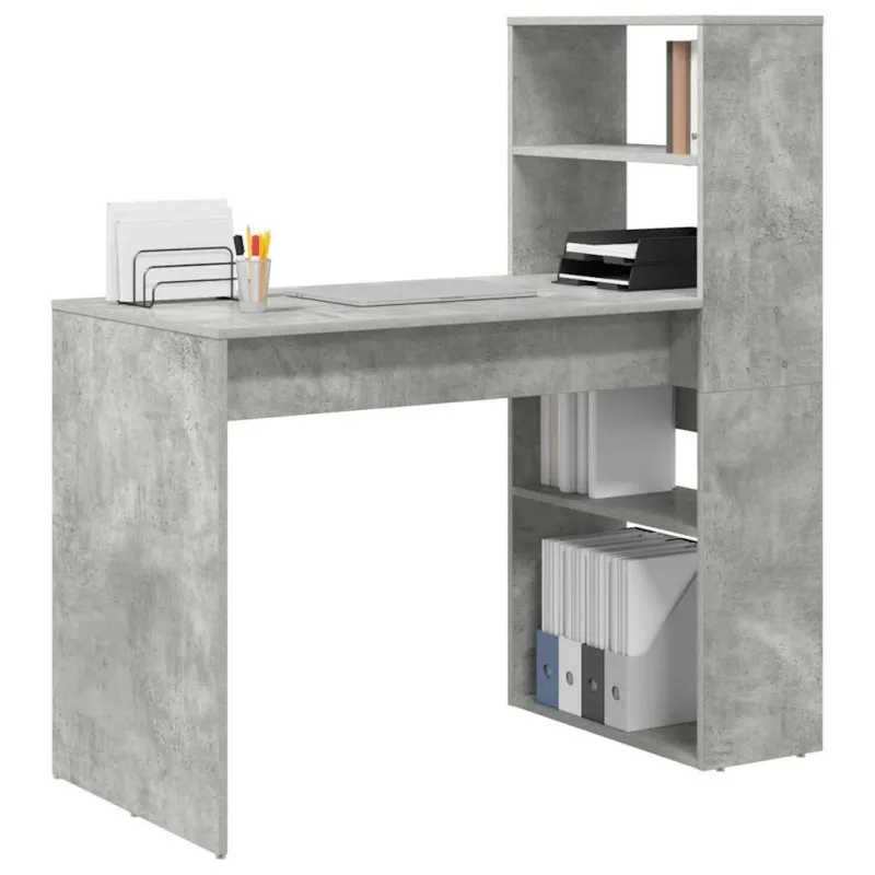 Stalas Betono pilka 113 x 54 x 120 cm Apdirbta mediena