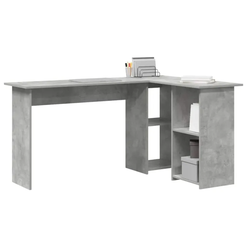 Stalas Betono pilka 142 x 102 x 73 cm Apdirbta mediena