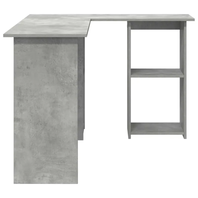Stalas Betono pilka 142 x 102 x 73 cm Apdirbta mediena