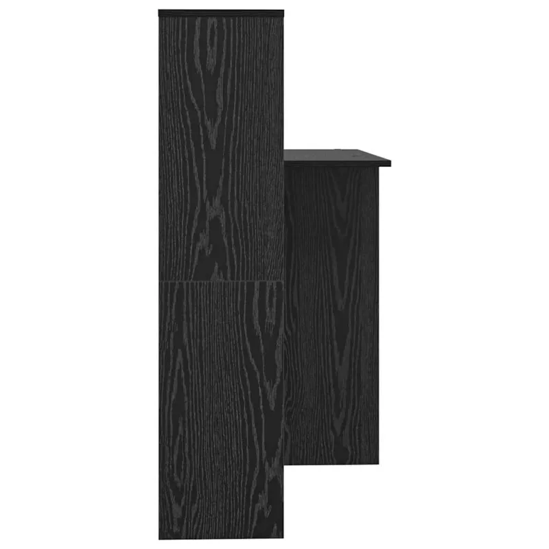 Stalas Juodas ąžuolas 131,5 x 50 x 106,5 cm Apdirbta mediena