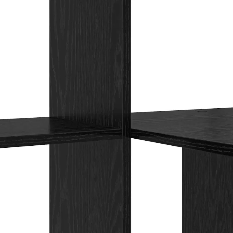 Stalas Juodas ąžuolas 131,5 x 50 x 106,5 cm Apdirbta mediena