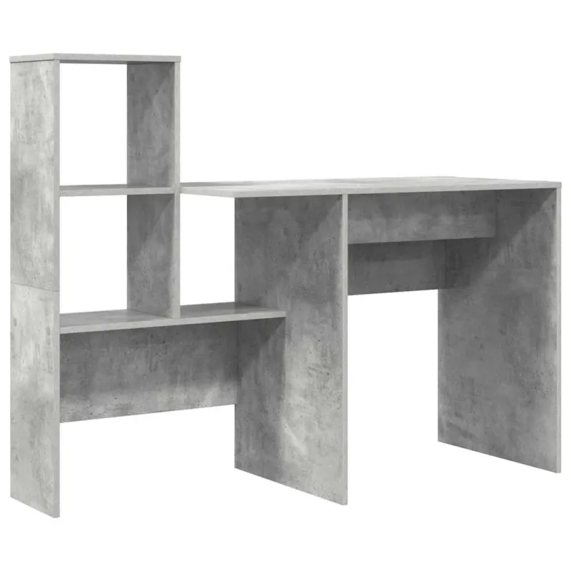 Stalas Betono pilka 131,5 x 50 x 106,5 cm Apdirbta mediena
