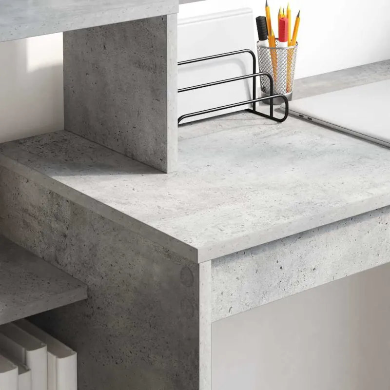 Stalas Betono pilka 100 x 40 x 90 cm Apdirbta mediena