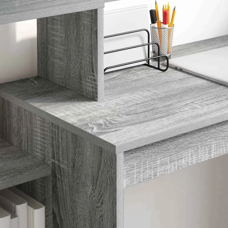 Stalas Pilkas Sonoma 100 x 40 x 90 cm Apdirbta mediena
