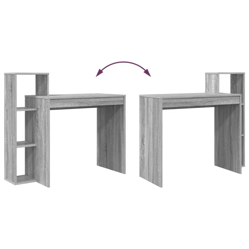 Stalas Pilkas Sonoma 100 x 40 x 90 cm Apdirbta mediena