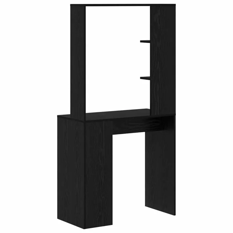 Stalas Juodas ąžuolas 78,5 x 37 x 154,5 cm Apdirbta mediena