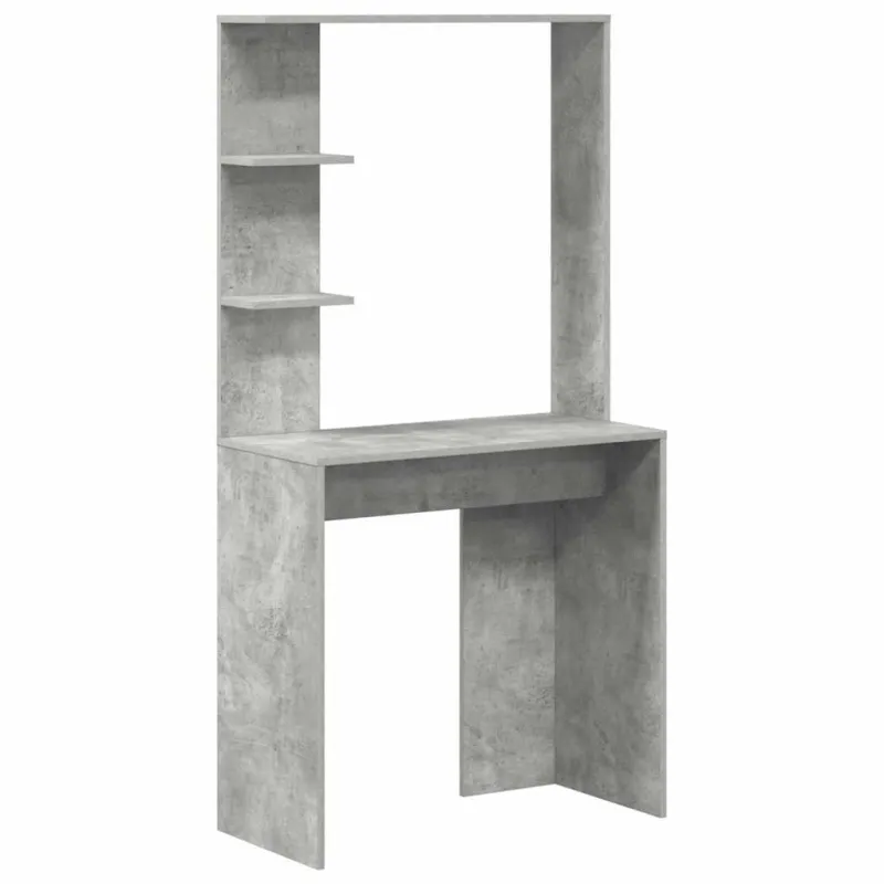Stalas Betono pilka 78,5 x 37 x 154,5 cm Apdirbta mediena