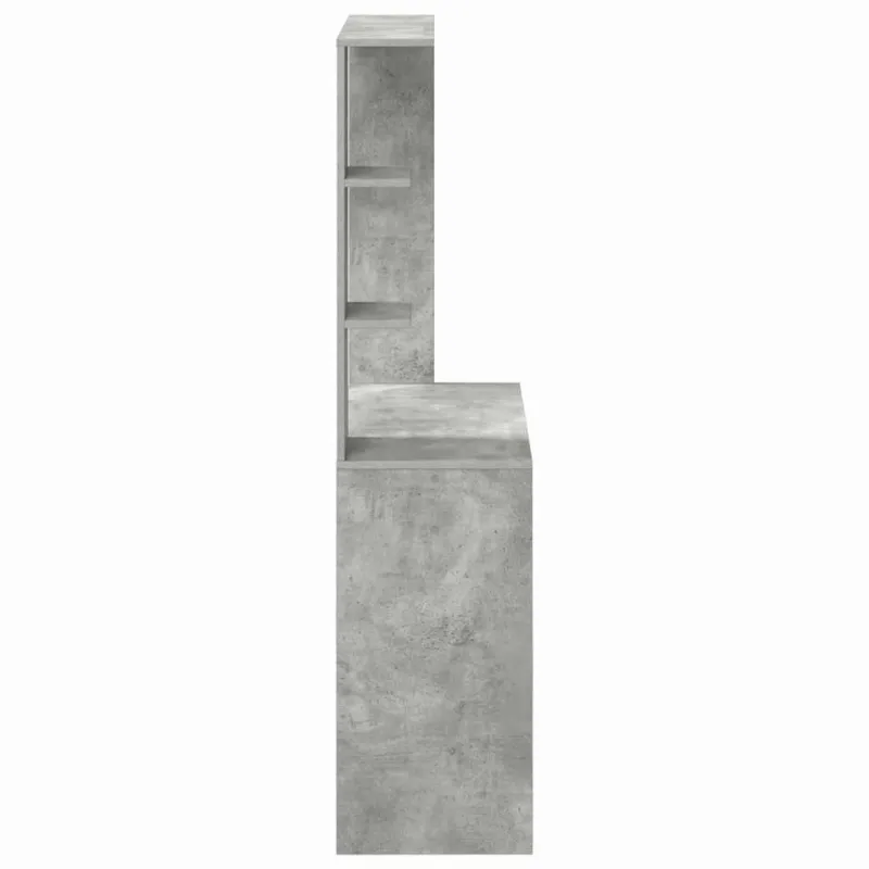 Stalas Betono pilka 78,5 x 37 x 154,5 cm Apdirbta mediena