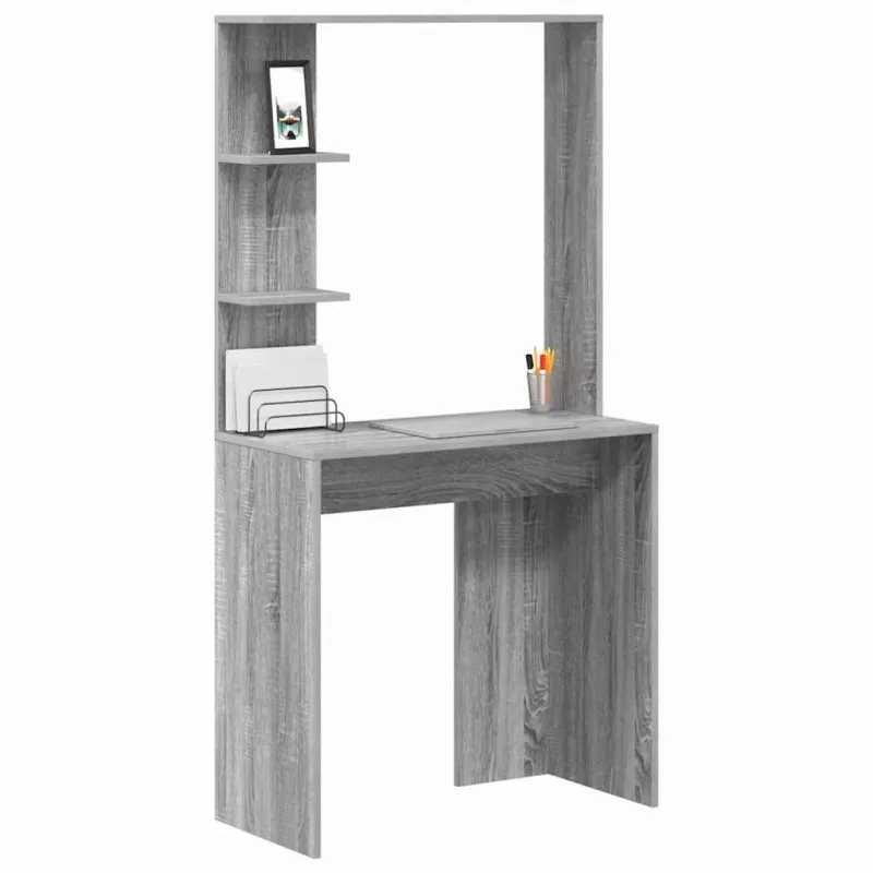 Stalas Pilkas Sonoma 78,5 x 37 x 154,5 cm Apdirbta mediena