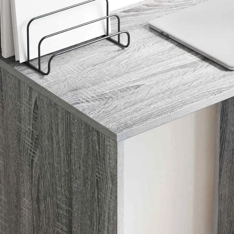 Stalas Pilkas Sonoma 78,5 x 37 x 154,5 cm Apdirbta mediena