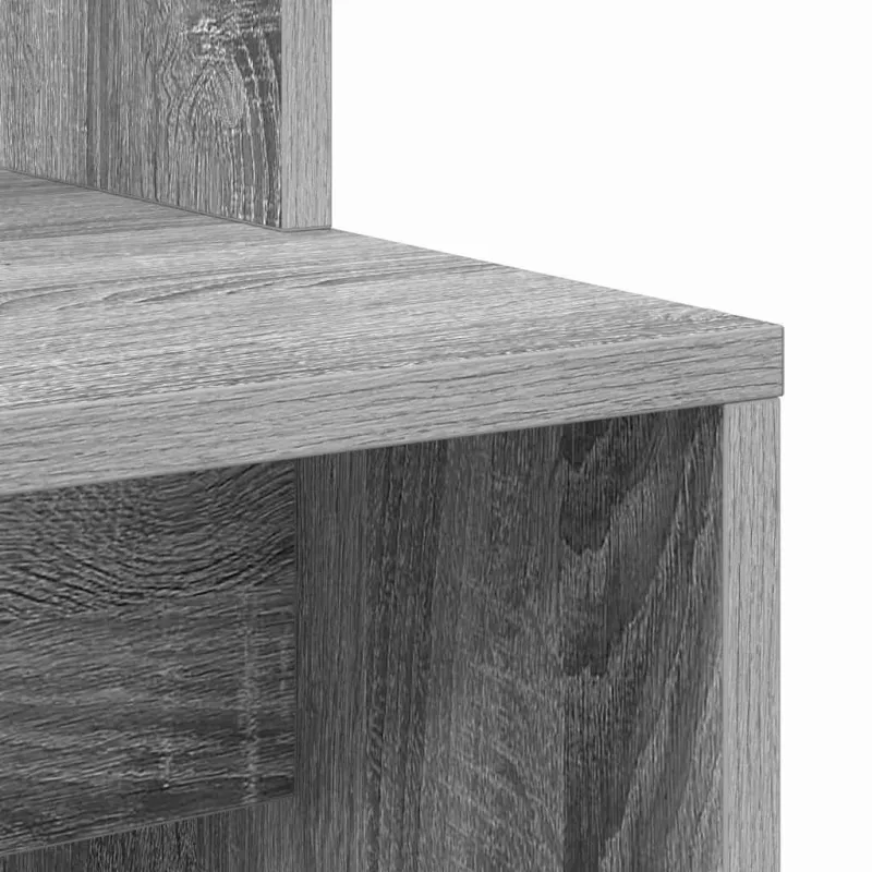 Stalas Pilkas Sonoma 78,5 x 37 x 154,5 cm Apdirbta mediena