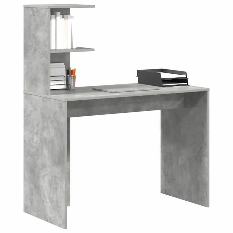 Stalas Betono pilka 102 x 50 x 124 cm Apdirbta mediena