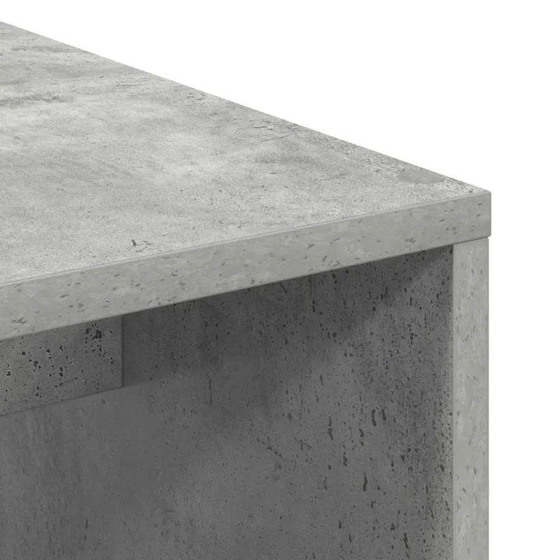 Stalas Betono pilka 102 x 50 x 124 cm Apdirbta mediena