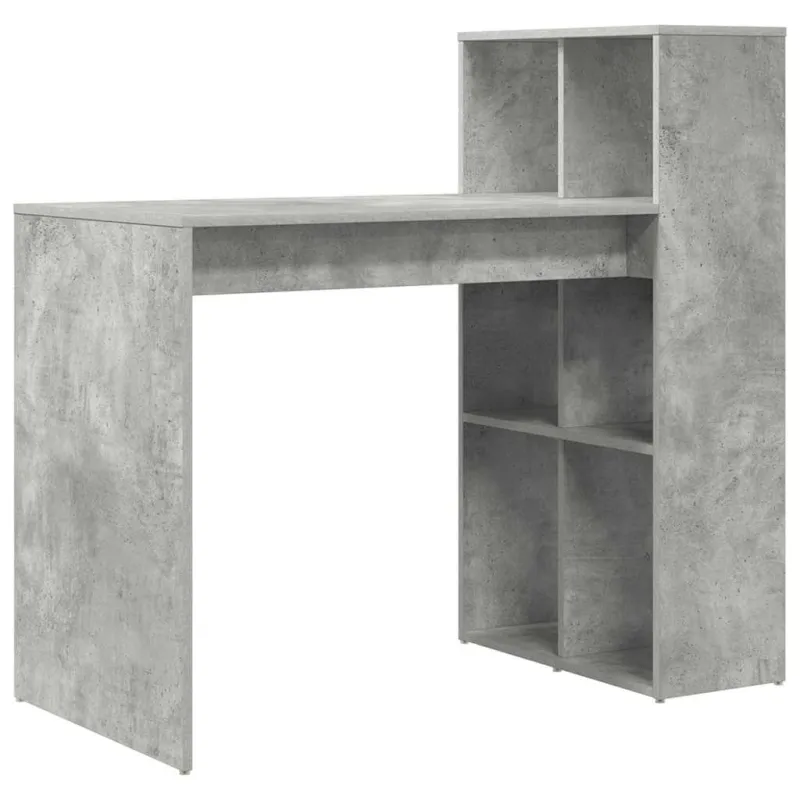 Stalas Betono pilka 108 x 55 x 103.5 cm Apdirbta mediena