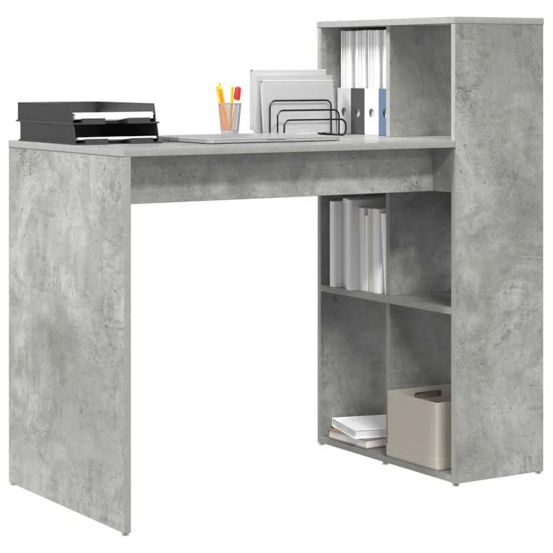 Stalas Betono pilka 108 x 55 x 103.5 cm Apdirbta mediena