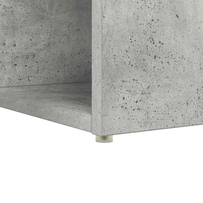 Stalas Betono pilka 108 x 55 x 103.5 cm Apdirbta mediena