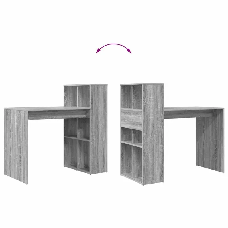Stalas Pilkas Sonoma 108 x 55 x 103.5 cm Apdirbta mediena