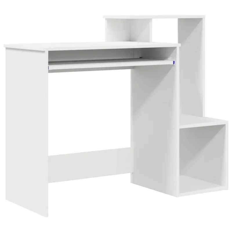 Stalas su stalčių Balta 106 x 41 x 88.5 cm Apdirbta mediena