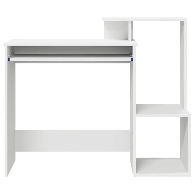 Stalas su stalčių Balta 106 x 41 x 88.5 cm Apdirbta mediena