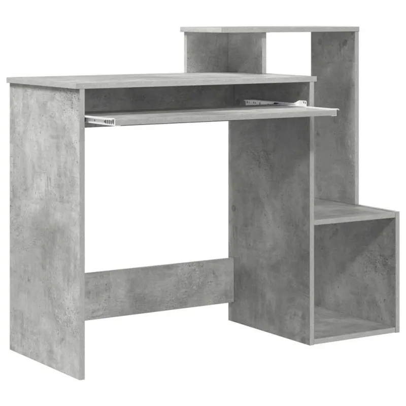 Stalas Betono pilka 106 x 41 x 88.5 cm Apdirbta mediena