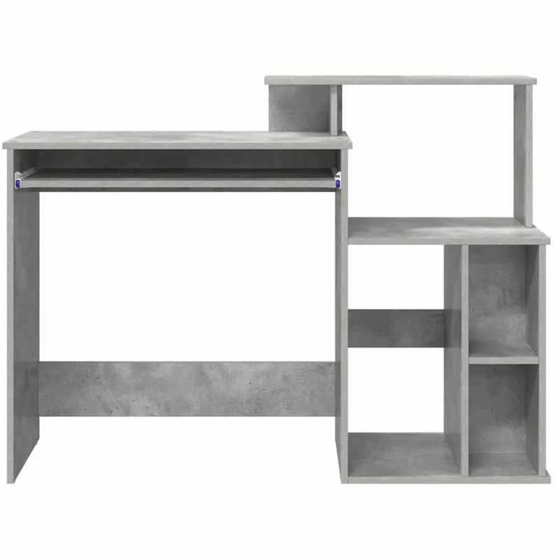 Stalas Betono pilka 120,5 x 44 x 88,5 cm Apdirbta mediena