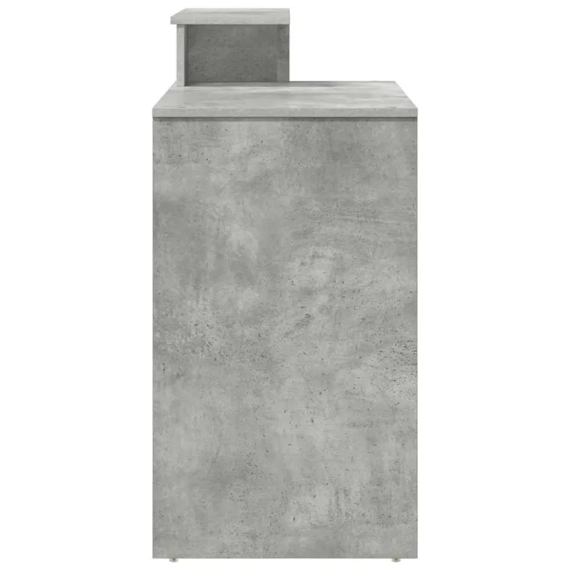Stalas Betono pilka 120,5 x 44 x 88,5 cm Apdirbta mediena