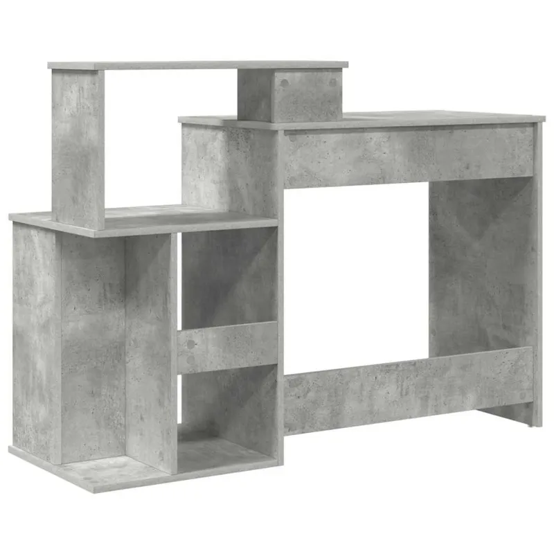 Stalas Betono pilka 120,5 x 44 x 88,5 cm Apdirbta mediena