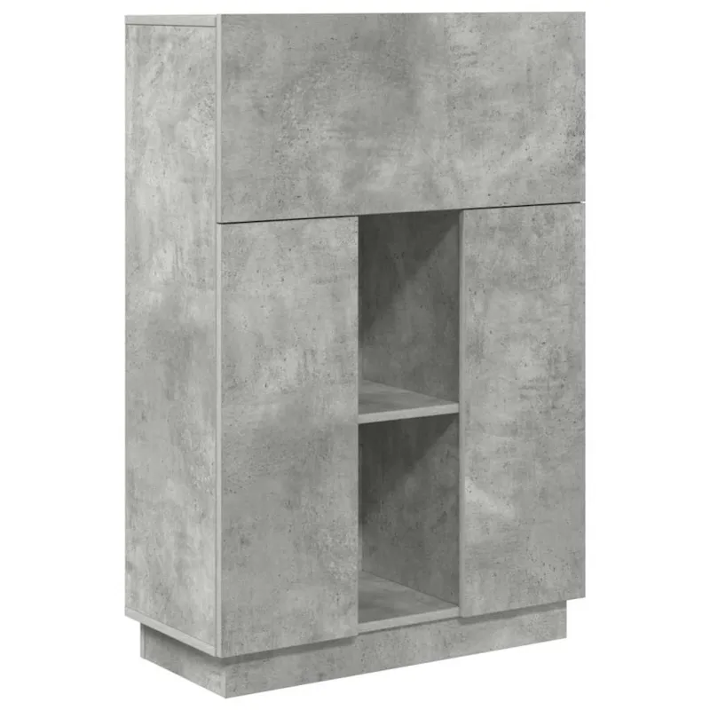 Stalas Betono pilka 71.5 x 31.5 x 106.5 cm Apdirbta mediena