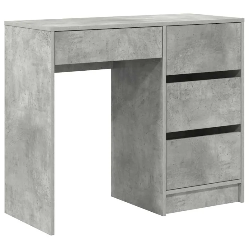 Stalas Betono pilka 90 x 37.5 x 75 cm Apdirbta mediena