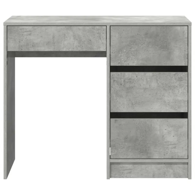 Stalas Betono pilka 90 x 37.5 x 75 cm Apdirbta mediena