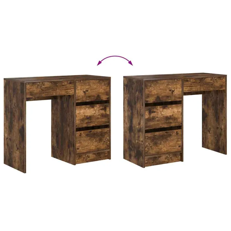 Stalas Rūkyta ąžuolas 90 x 37.5 x 75 cm Apdirbta mediena