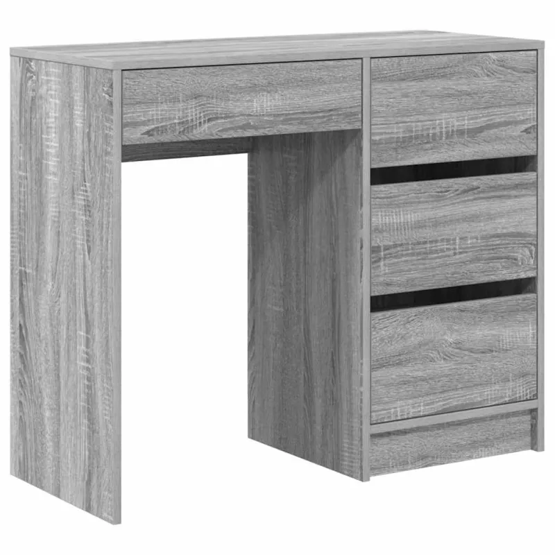 Stalas Pilkas Sonoma 90 x 37.5 x 75 cm Apdirbta mediena