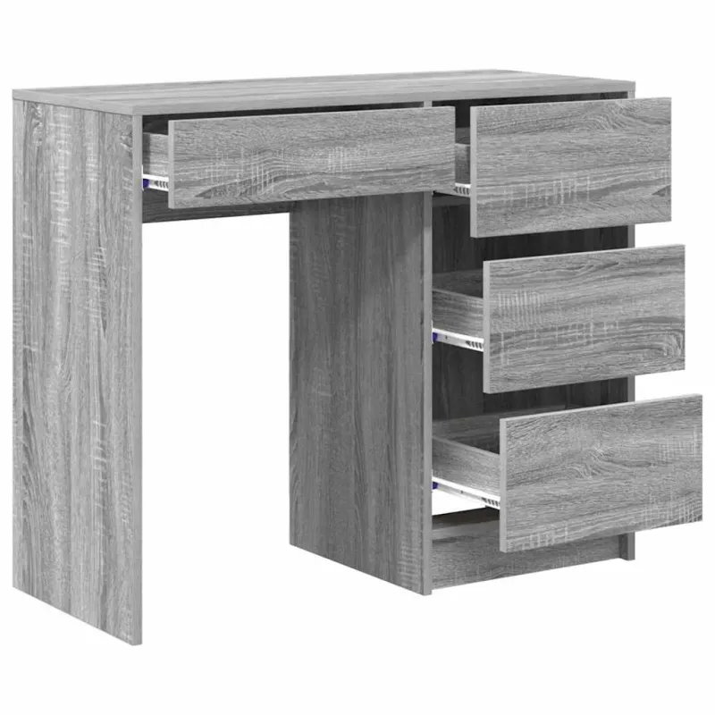Stalas Pilkas Sonoma 90 x 37.5 x 75 cm Apdirbta mediena