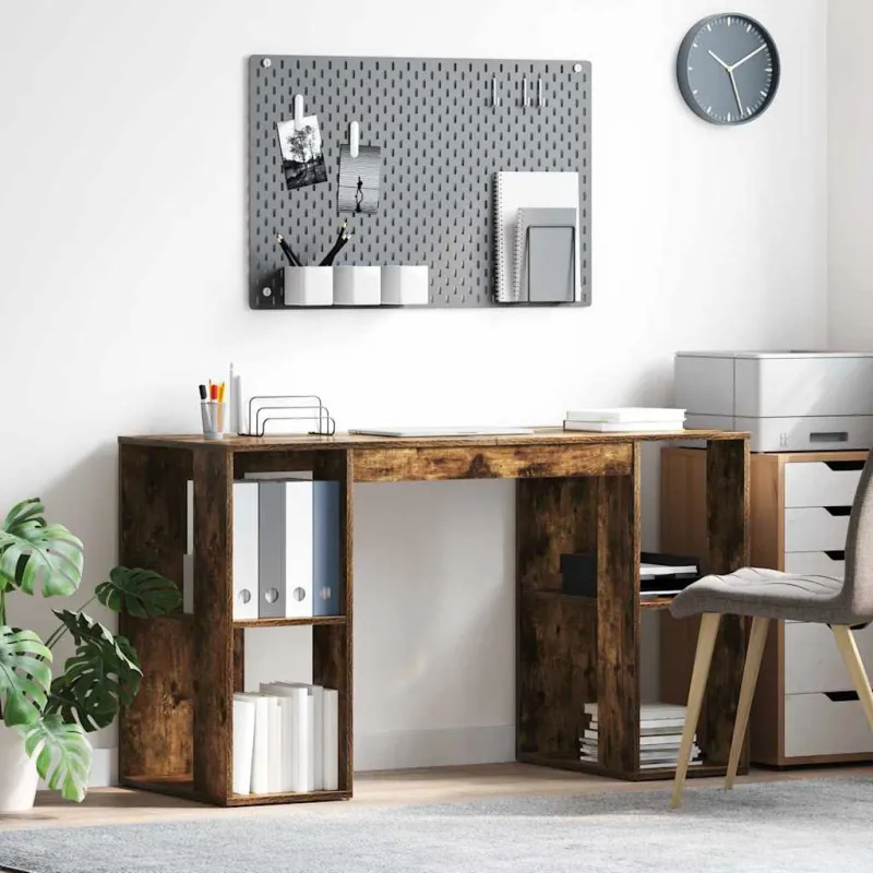 Stalas Rūkyta ąžuolas 130 x 50.5 x 75 cm Apdirbta mediena