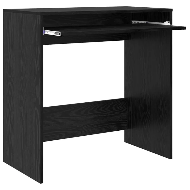 Stalas Juodas ąžuolas 77,5 x 43 x 79 cm Apdirbta mediena