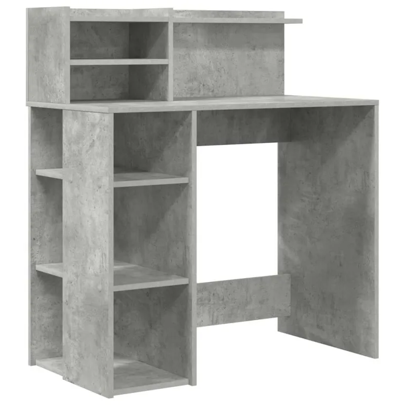 Stalas Betono pilka 90 x 48 x 101,5 cm Apdirbta mediena