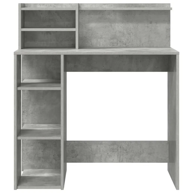Stalas Betono pilka 90 x 48 x 101,5 cm Apdirbta mediena