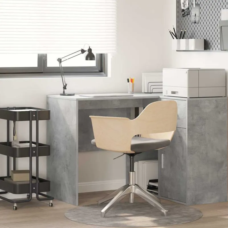 Stalas Betono pilka 102 x 50 x 75 cm Apdirbta mediena