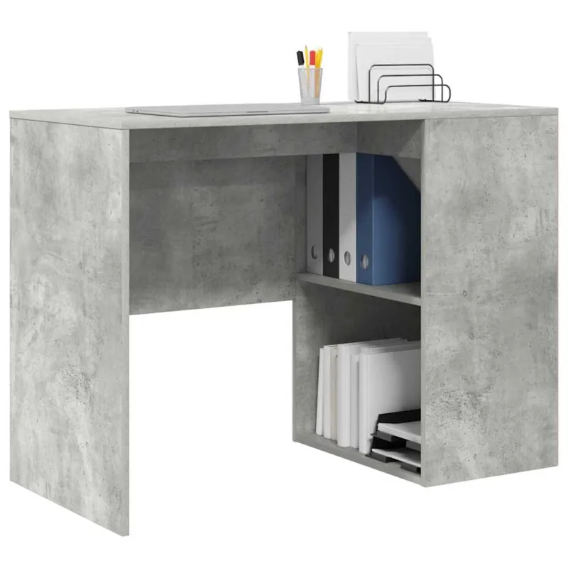 Stalas Betono pilka 102 x 50 x 75 cm Apdirbta mediena