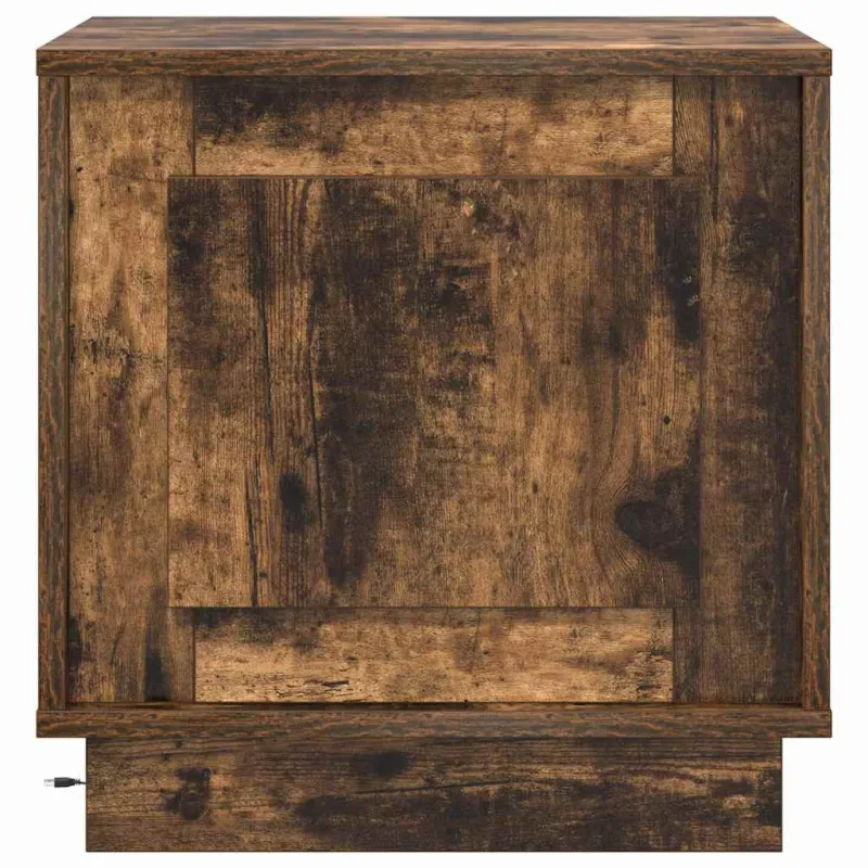 Šalia lovos spintelė Rūkyta ąžuolas 44 x 34,5 x 45 cm