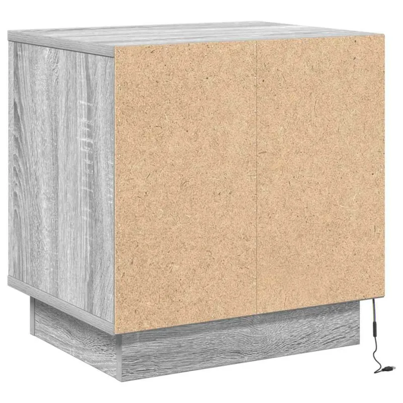 Šalia lovos spintelė 2 pcs Pilka 44 x 34,5 x 45 cm