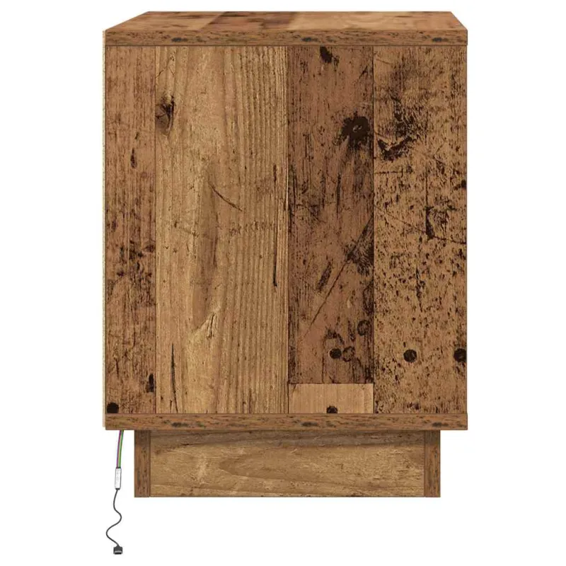 Šalia lovos spintelė 2 pcs Senas medis 44 x 34,5 x 45 cm
