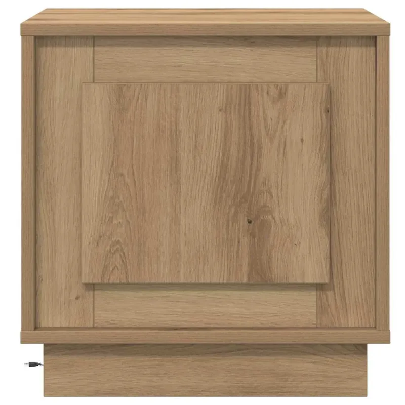 Šalia lovos spintelė 2 pcs Amatininkų ąžuolas 44 x 34,5 x 45 cm