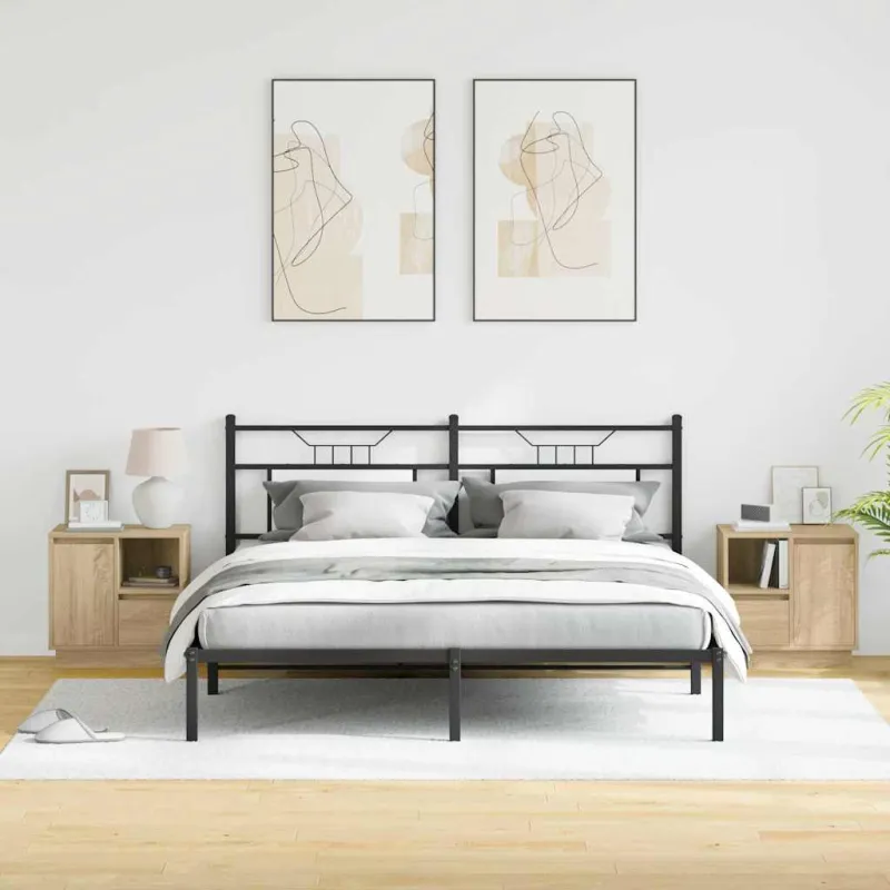 Šalia lovos spintelė 2 pcs Sonoma ąžuolas 50 x 34,5 x 50 cm