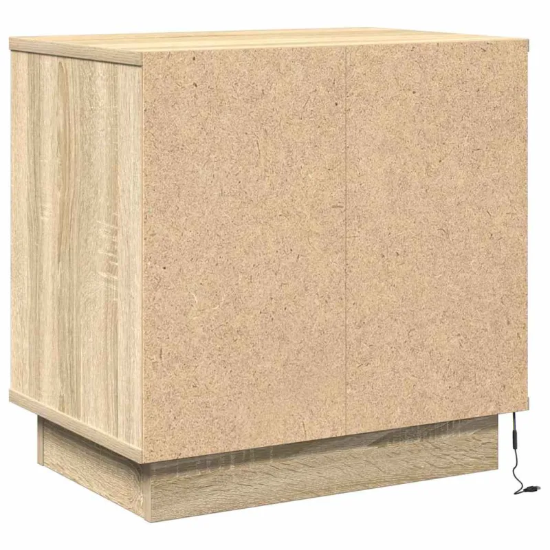 Šalia lovos spintelė 2 pcs Sonoma ąžuolas 50 x 34,5 x 50 cm