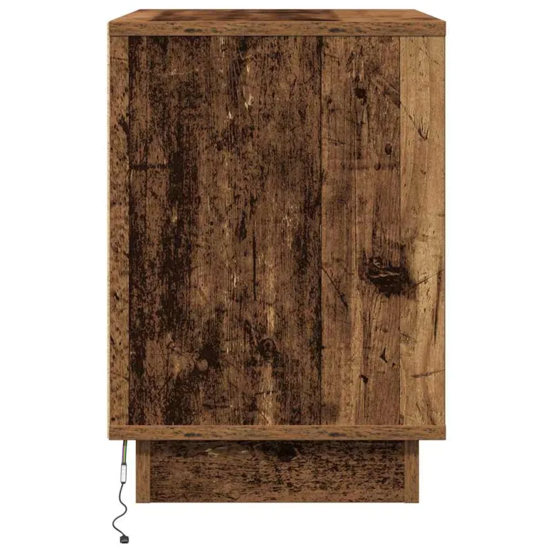 Šalia lovos spintelė 2 pcs Senas medis 50 x 34,5 x 50 cm